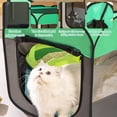 thumbnail image 5 of SPOKKI 43.3in Pet Playpen Pop-Up Dog Playpen, Folding Soft Dog Crate Portable Waterproof Outdoor Playpen for Dog Cat Chicken Recovery w/Bowl, Durable for Travel, 5 of 7