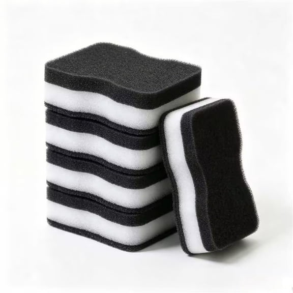 5 Pack Kitchen Cleaning Sponge Double Household Dish Washing Sponges for Plates Pans And Kitchen Daily Cleaning