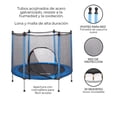 thumbnail image 2 of Trampolín Infantil 55 con red de seguridad acero 6 patas Modelo Azul, 2 of 4