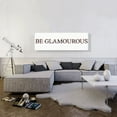 thumbnail image 2 of ARTCANVAS BE GLAMOUROUS Girls Room Decor Canvas Art Print - Size: 48" x 16" (1.50" Deep), 2 of 9