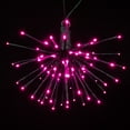 thumbnail image 2 of Vickerman 80Lt x 16" Green Starburst Pink 5mm LED Lights., 2 of 6