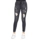 thumbnail image 1 of Jeans Para Mujer Corte Skinny Rasgado Con Jareta Ajustado Casual 110113 negro 9 INCÃGNITA 110113, 1 of 5