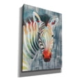thumbnail image 2 of Epic Graffiti 'Prism Zebra I' by Grace Popp, Canvas Wall Glass, 40"x54", 2 of 2
