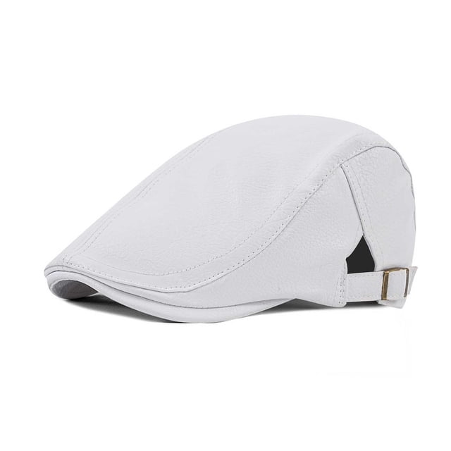 Sombreros de cuero y boina británica gruesa de invierno, sombrero para niños y mujeres.