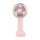 thumbnail image 2 of Mini ventilador de mano 2024 - Ventilador portátil recargable por USB, blanco, 14,5 cm, silencioso y potente con base desmontable para oficina, viajes y dormitorio, 2 of 3