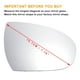 thumbnail image 3 of Espejo retrovisor derecho para pasajero, vidrio no calefaccionado, vidrio blanco, compatible con Hyundai Tucson 16-21, 3 of 6