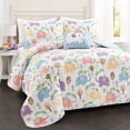 thumbnail image 1 of Edredón Hygge Elephant Blanco / Multi Juego de 4 Piezas Completo / Queen Lush Decor 16T006867, 1 of 2