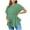 Green, variant on JGGSPWM Women's Maternity Short Sleeve Crew Neck Tunic Tops Casual Babydoll Peplum Blouses for Spring Summer Black 2XL