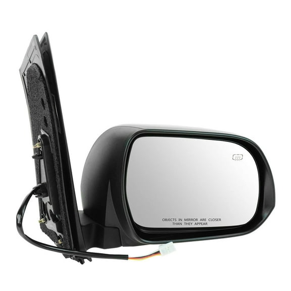 TRQ Mirror Power Heated Smooth Black Passenger Side RH for Toyota Sienna Van New MRA06306