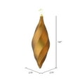 thumbnail image 2 of Vickerman 8" Mocha Matte Swirl Finial Ornament, Pack of 6, 2 of 3