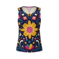 thumbnail image 4 of Haiem Cinco De Mayo Floral Workout Tank Tops for Women, Athletic Sports Slim-Fit Tank Tops, Compression Sleeveless Dry Fit Shirts,Athletic Shirt-XX-Large, 4 of 9