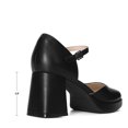 thumbnail image 3 of DREAM PAIRS Women's Chunky Platform Closed Toe Pumps with Confidence, Slip-resistant Outsole, Party, Wedding Shoes, 3 of 7