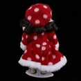 thumbnail image 4 of Langgg Adorable Poupée en Porcelaine Filles avec Support en Métal pour 1/6 Échelle Maison de Poupée Rouge, 4 of 8