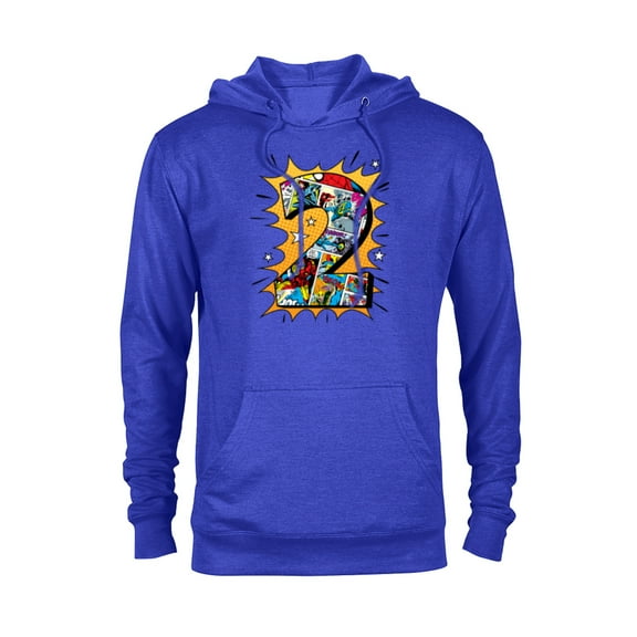 Marvel Avengers Comics 2nd Birthday - Pullover Hoodie for Adults - Customized-Royal Heather