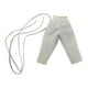 thumbnail image 3 of Pantalones de soldado masculino a escala 1/18, pantalones deportivos para figura masculina, disfraz, mini pantalón largo de pierna ancha blanco, 3 of 7
