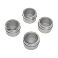 thumbnail image 5 of Ymiko 4Pcs Magnetic Spice Jars Magnetic Design Stainless Steel Clear Sift Pour Lids Magnetic Spice Tins For Seasoning Spice,Magnetic Spice Containers,Magnetic Spice Jars, 5 of 8