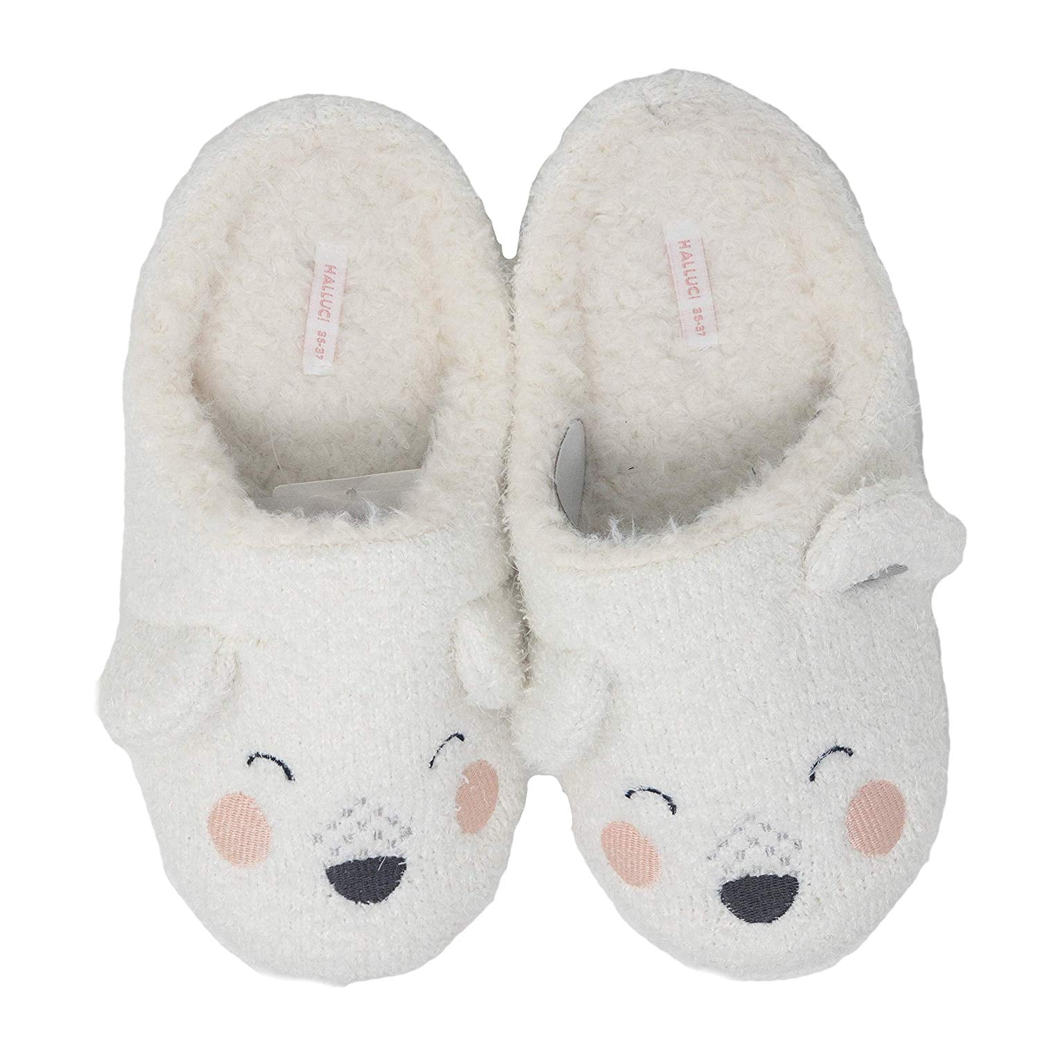 Women's Embroidery Jolly Polar Bear Soft Slipper, 8-9 - Walmart.com