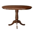 thumbnail image 5 of 36" Round Top Pedestal Table with 12" Leaf, 34.9"H, 5 of 9