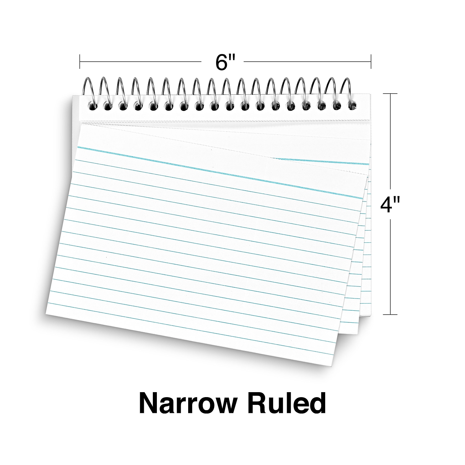 Staples Spiral Bound Index Cards, 4" x 6", 50 Count photo 4