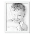 thumbnail image 2 of ArtToFrames 21" x 27" Contemporary White with Lip Picture Frame, 21x27 inch White Wood Poster Frame (WOM-2032), 2 of 7