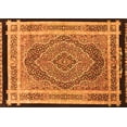 thumbnail image 1 of Ahgly Company Indoor Rectangle Persian Orange Traditional Area Rugs, 7' x 9', 1 of 1