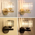 thumbnail image 1 of Lámpara de pared de cristal simple posmoderna, luz nórdica, fondo de sala de estar de lujo, lámpara de pasillo, pasillo, dormitorio, lámpara de noche, 1 of 5