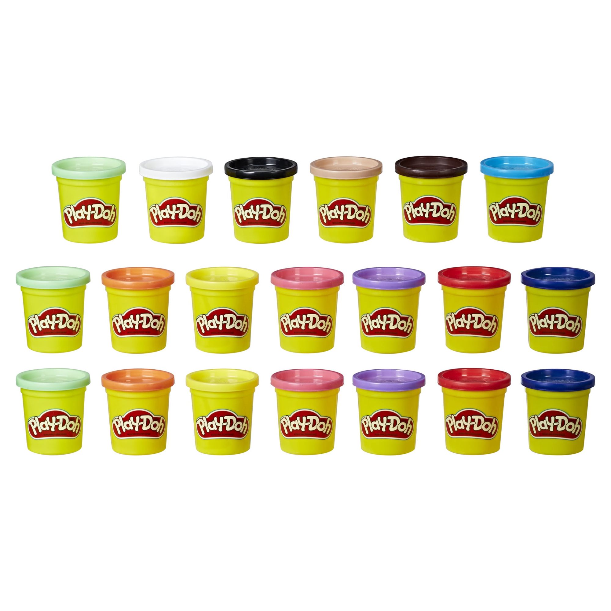Play-Doh Super Color 20-Pack of 3-Ounce Cans, Kids Toys, Easter Basket Stuffers, Egg Fillers - image 3 of 4