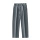 thumbnail image 3 of Pantalones holgados de seda helada con abertura para hombre: color liso, cintura media, diseño drapeado, para el día a día/ocasionales (M-XXXXL), 3 of 8