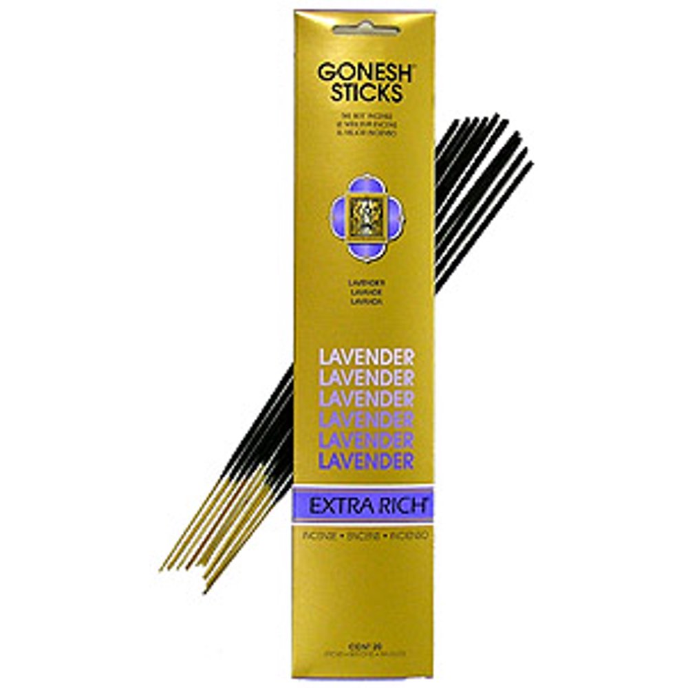 Value Pack of 4 Lavender Gonesh Stick Incense