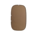 thumbnail image 2 of Metal Frame Oval Mirror 24x40 Inch in Black, 2 of 7