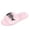 Pink, variant on KEVCHE Womens Fuzzy Slippers , Warm Fur Lining and Non-Slip Rubber Sole , Indoor Outdoor House Shoes