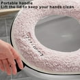 thumbnail image 5 of Clearance! Anckoeil Zipper Model Toilet Seat Household Embroidery Sitting Washer Toilet Seat Cover Cute Washer Four Seasons Universal Toilet Seat, 5 of 6
