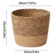 thumbnail image 2 of Fiudx Cesta de Almacenamiento de Algas Marinas, Maceta Tejida a Mano, Maceta Decorativa, Material de Algas Marinas Naturales, Decoración para El Hogar y La Oficina, Almacenamiento Multiusos, Organiza, 2 of 2