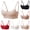 Black, variant on Ladies Solid Tone Back Closure Light Weight Breathable Wireless Inner Bra