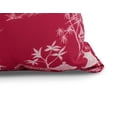 thumbnail image 2 of 16 x 16 inch, Chinapezka Floral Print Pillow, Pink/Fushcia, 2 of 2