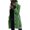 Green M, variant on Winter Woolen Coat Plus Size High Collar Single-breasted with Belt Long Sleeves Thick Pure Color Jacket Dating Shopping Outdoor Overcoat