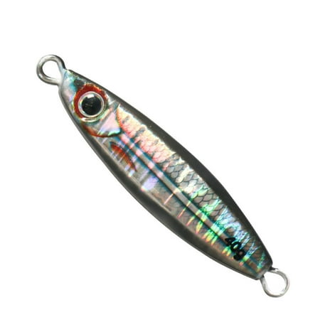 Luminous Fishing Lure Bait Simulation 3D Fisheye Bionic Hard Bait 7cm/40g Universal Bass Fishing Sinking Fishing Lure Swimbait Artificial Bait for Freshwater Seawater Fishing Tackle