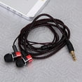 thumbnail image 4 of AQGT Wired Earbud High Fidelity Noise Cancelling Lightweight 3.5mm Stereo Sports In-ear Gaming Earbud for Running, 4 of 8