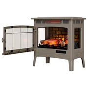 duraflame® 3D Infrared Quartz Electric Fireplace Stove Heater with Remote Control - French Grey