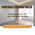 thumbnail image 3 of Portable Carpenter Wooden Folding Ruler 100cm/39inch, 3 of 8
