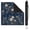 Blue Peacock Floral Chinoiserie, variant on Mahjong Mat Blue Pink Lotus Mandala – 32.68x32.68 Inch Noise Reduction Non-Slip Hand-Painted Style Rubber Mat with Carrying Bag for Mahjong, Poker, Board Games & Tabletop Gaming