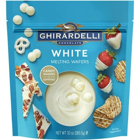 (2 Pack) Ghirardelli Chocolate White Melting Wafers, 10