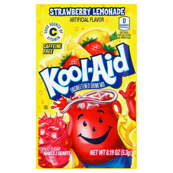 Kool-Aid Strawberry Lemonade Unsweetened Drink Mix - Each (Pack of 2)