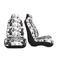 thumbnail image 5 of Zufioo Labrador Retriever Dog Print Car Seat Protectors, SUV, Truck, Van Seat Covers - Strap Design, High Elasticity and Dustproof, Car Interior Protectors Auto Parts-1, 5 of 9