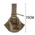 thumbnail image 5 of Bolsa transportadora para gatos/perros, bandolera para perros con un solo hombro y bolsa transportadora para mascotas con bolsillo para teléfono móvil, color amarillo brillar Electrónica, 5 of 5