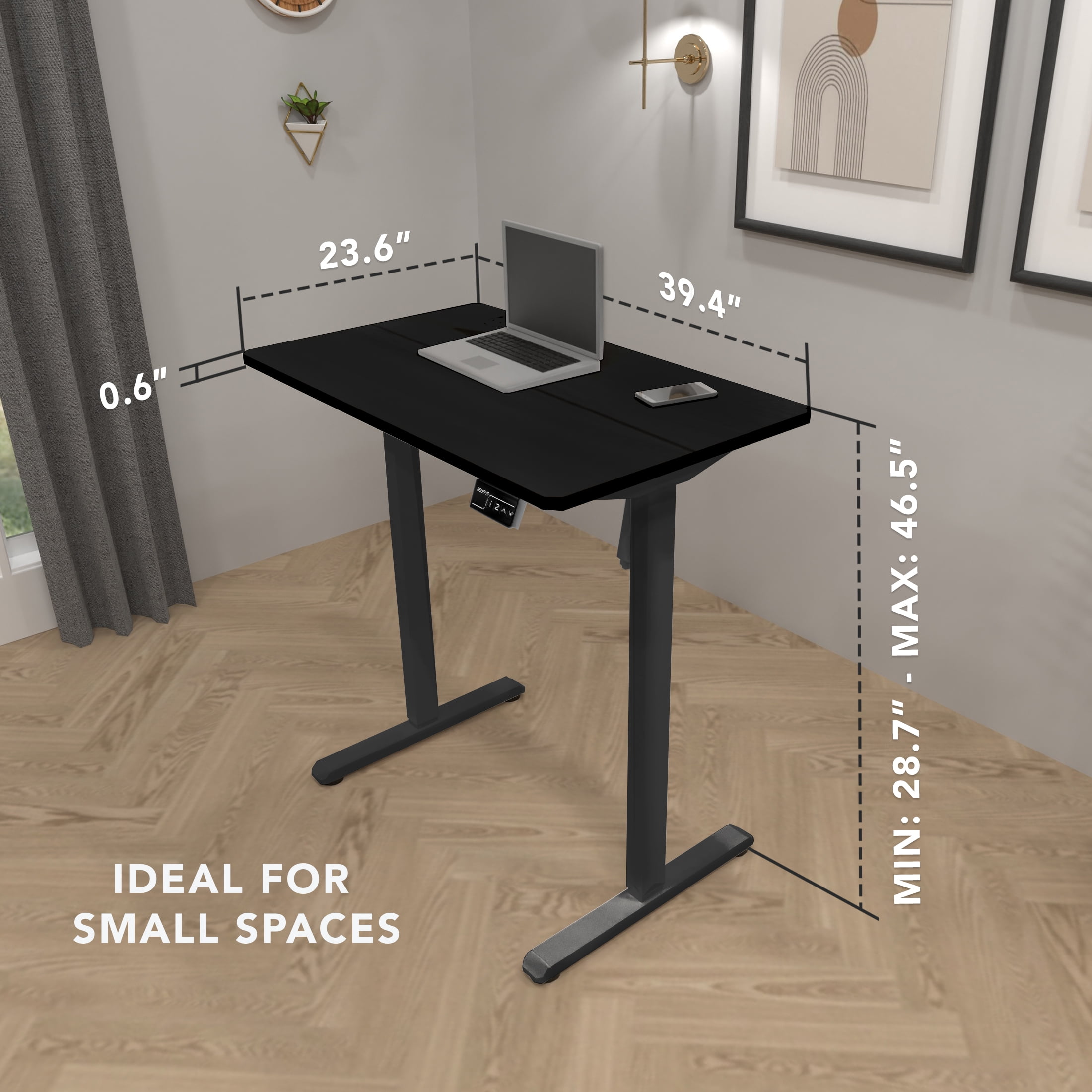 Electric Standing Desk with 40" x 24" Tabletop