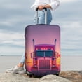 thumbnail image 7 of Yiaed Sunset Truck Highway Print Travel Luggage Cover Suitcase Protector Covers Elastic Luggage Anti-scratch(No luggage included）-X-Large, 7 of 7