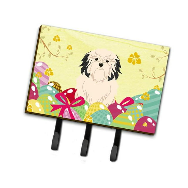 Carolines Treasures BB6019TH68 Easter Eggs Lowchen Leash or Key Holder