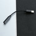 thumbnail image 3 of Cable adaptador para auriculares USB 3.1 tipo C a 3,5 mm (USB-C macho a conector de audio auxiliar hembra de 3,5 mm, negro), 3 of 7