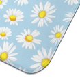 thumbnail image 5 of Daisy Dish Drying Mat for Countertop Kitchen Sink Area Microfiber Drainer Pad Foldable Floral Rack Mat Absorbent 16x18 Inch, 5 of 7